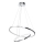 LED Пендел HOOP LED/51W/230V Ø 60 см 4000K лъскав хром