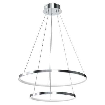 LED Пендел HOOP LED/51W/230V Ø 60 см 4000K лъскав хром