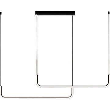 LED Пендел HORIZONT 2xLED/11W/230V черен