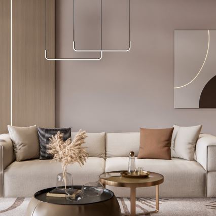 LED Пендел HORIZONT 2xLED/11W/230V черен