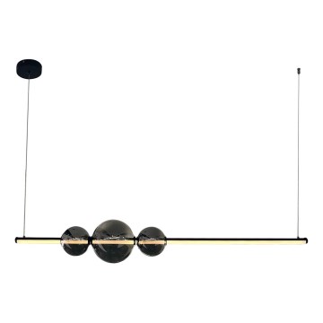 LED Пендел KUGEL LED/30W/230V черен
