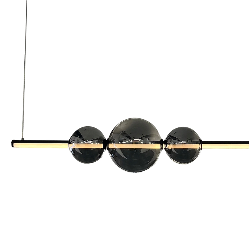 LED Пендел KUGEL LED/30W/230V черен