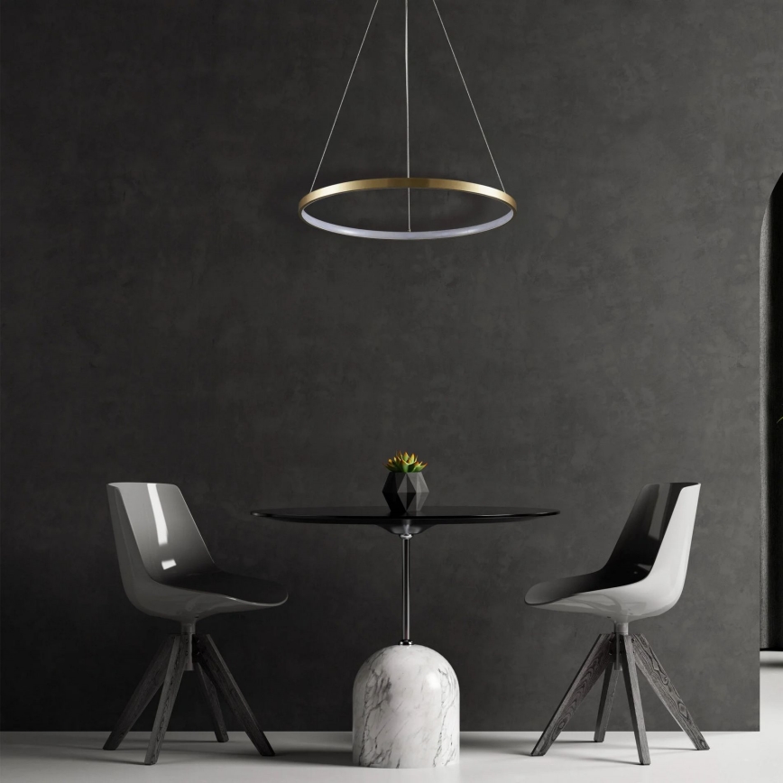 LED Пендел LEA LED/20W/230V 4000K Ø 50 см златист