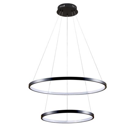 LED Пендел LEA LED/35W/230V 4000K Ø 60 см черен