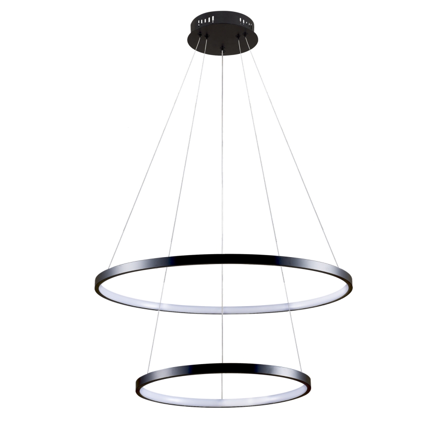 LED Пендел LEA LED/35W/230V 4000K Ø 60 см черен