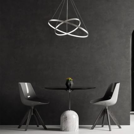 LED Пендел LEA LED/35W/230V 4000K Ø 60 см матов хром