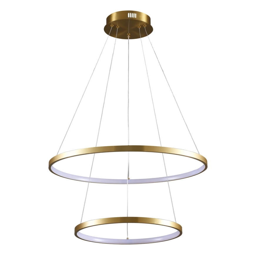 LED Пендел LEA LED/35W/230V 4000K Ø 60 см златист