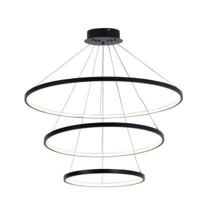 LED Пендел LEA LED/60W/230V 4000K Ø 80 см черен