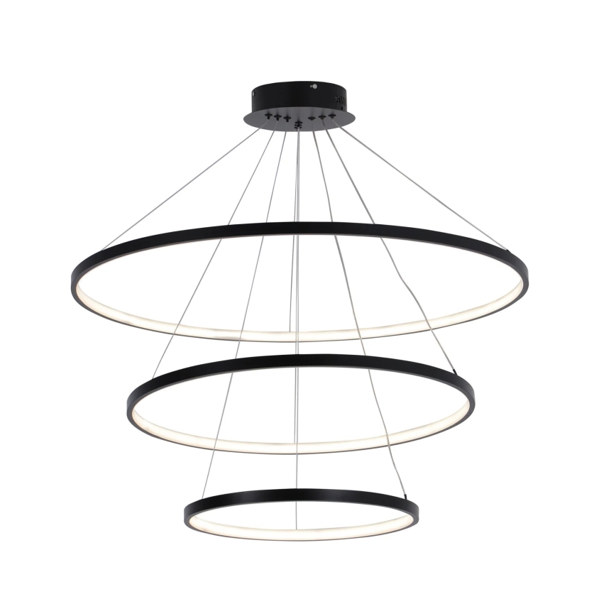 LED Пендел LEA LED/60W/230V 4000K Ø 80 см черен