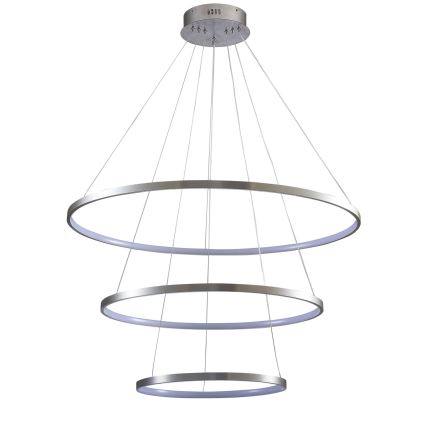 LED Пендел LEA LED/60W/230V 4000K Ø 80 см матов хром