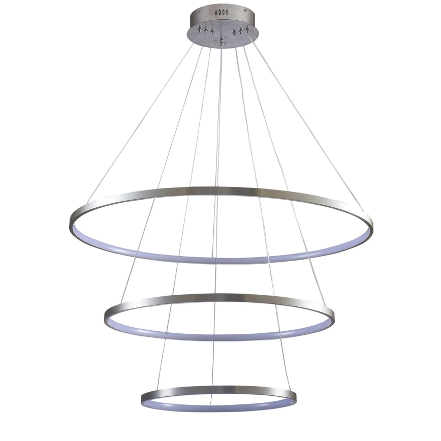 LED Пендел LEA LED/60W/230V 4000K Ø 80 см матов хром