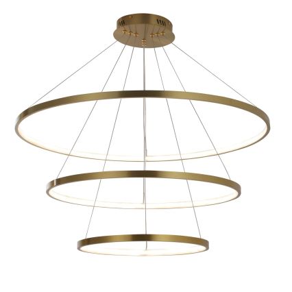 LED Пендел LEA LED/60W/230V 4000K Ø 80 см златист