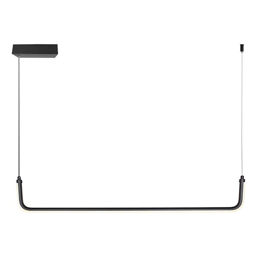 LED Пендел LED/12W/230V 4000K 90 см черен