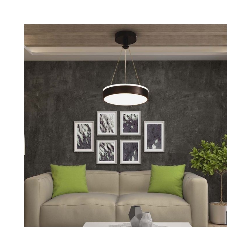 LED Пендел LED/12W/230V 4000K черен