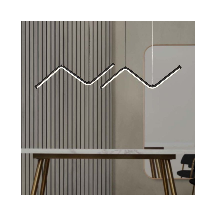 LED Пендел LED/12W/230V 4000K черен