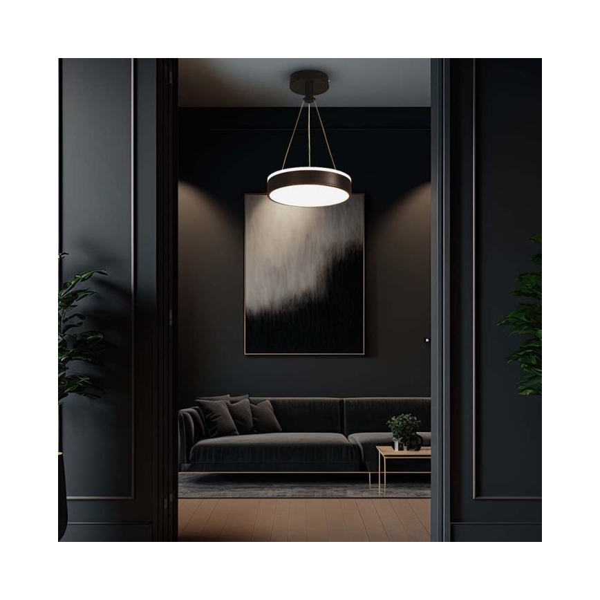 LED Пендел LED/12W/230V 4000K черен