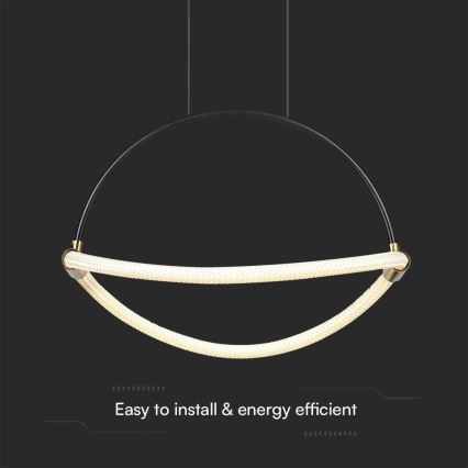 LED Пендел LED/12W/230V 4000K Ø 40 см