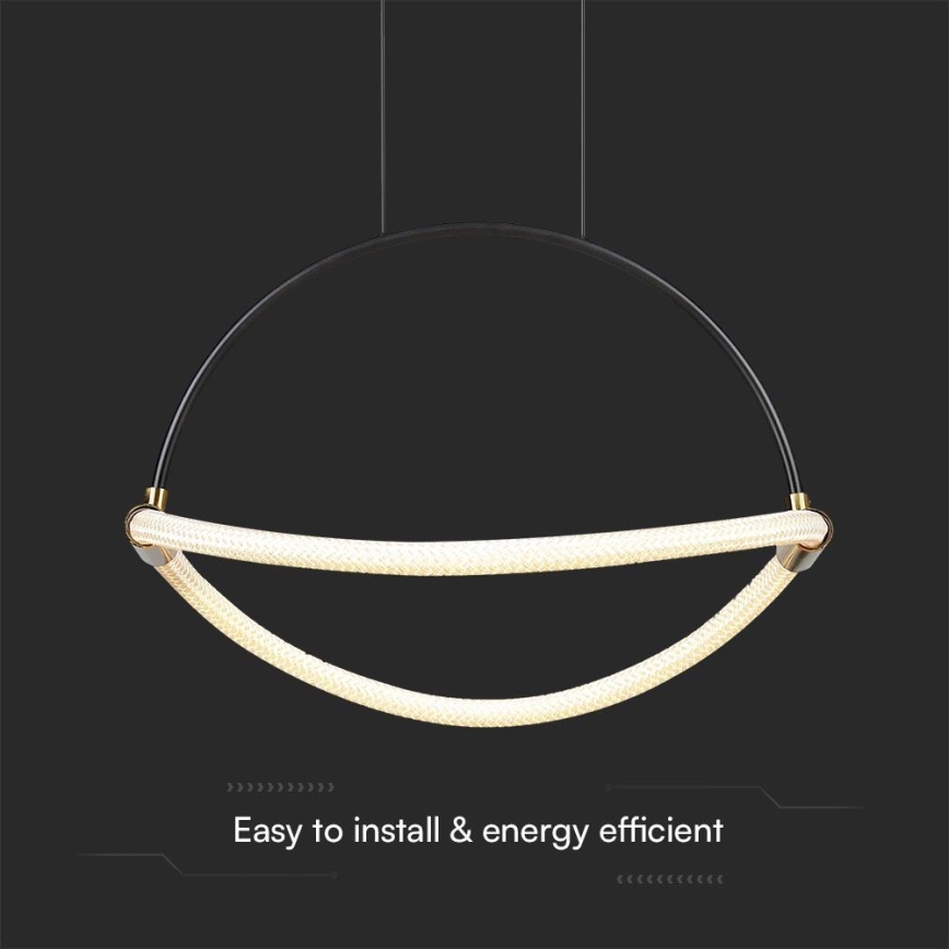 LED Пендел LED/12W/230V 4000K Ø 40 см
