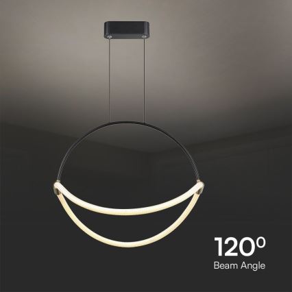 LED Пендел LED/16W/230V 3000K Ø 50 см