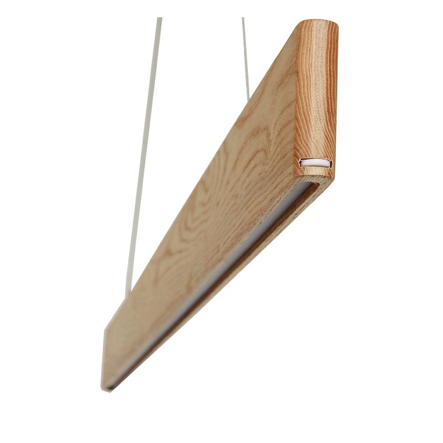 LED Пендел LED/22W/230V 4000K 120 см пепел/масивнo дървo