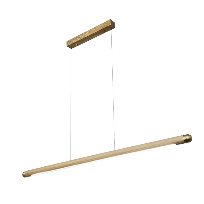 LED Пендел LED/22W/230V 4000K 120 см пепел/масивнo дървo