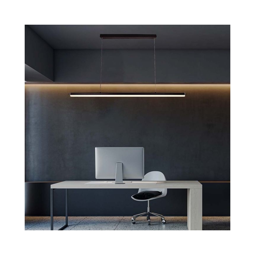 LED Пендел LED/23W/230V 4000K 120 см черен