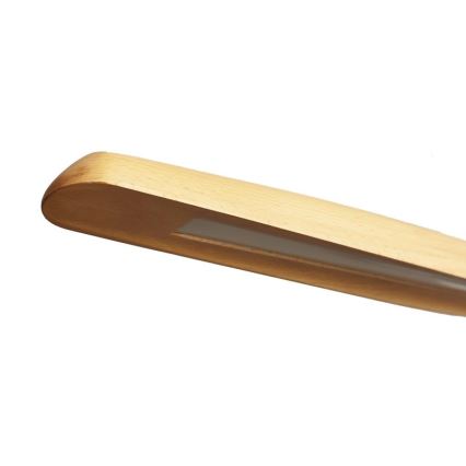 LED Пендел LED/26W/230V 4000K 150 см бук/масивнo дървo