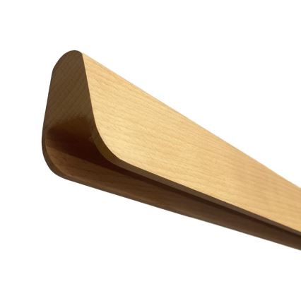 LED Пендел LED/26W/230V 4000K 150 см бук/масивнo дървo