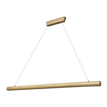 LED Пендел LED/26W/230V 4000K 150 см пепел/масивнo дървo