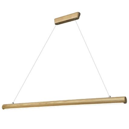 LED Пендел LED/26W/230V 4000K 150 см пепел/масивнo дървo