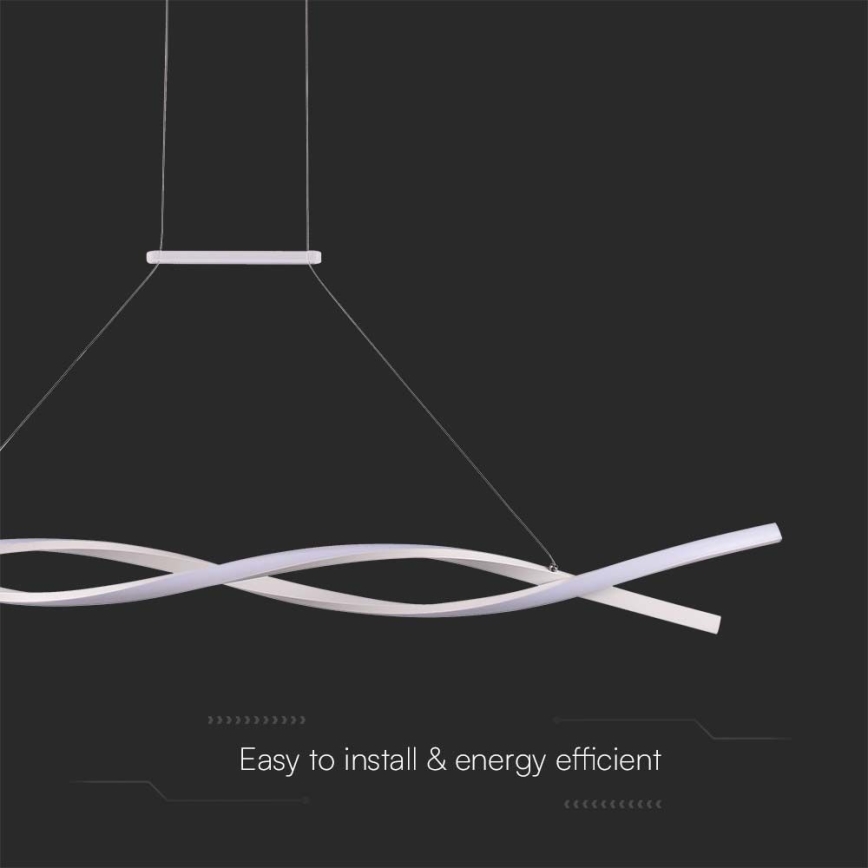 LED Пендел LED/30W/230V 4000K бял