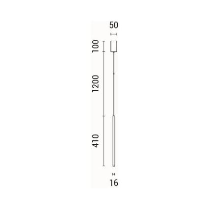 LED Пендел LED/3W/230V 3000K Ø 5 см