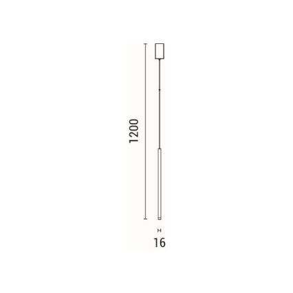 LED Пендел LED/3W/230V 3000K Ø 6 см