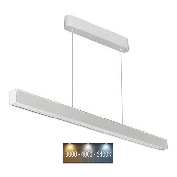 LED Пендел LED/40W/230V 3000/4000/6400K бял