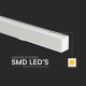 LED Пендел LED/40W/230V 3000/4000/6400K бял