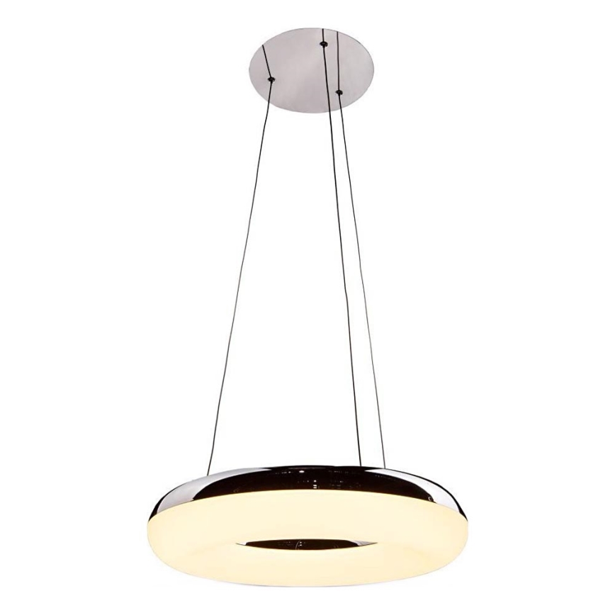 LED Пендел LED/40W/230V 3000K Ø 40 см лъскав хром