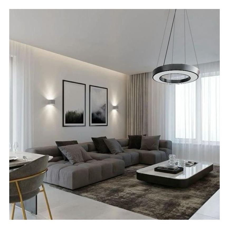 LED Пендел LED/40W/230V 4000K Ø 80 см