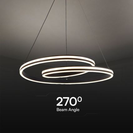 LED Пендел LED/40W/230V 3000/4000/6400K