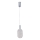 LED Пендел LED/6,3W/230V 3000K лъскав хром Ø 20 см