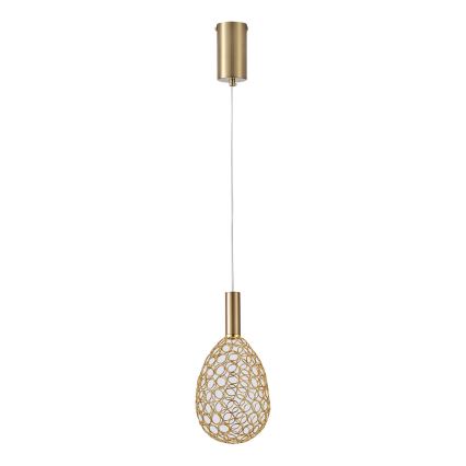 LED Пендел LED/6,3W/230V 3000K златист Ø 14 см