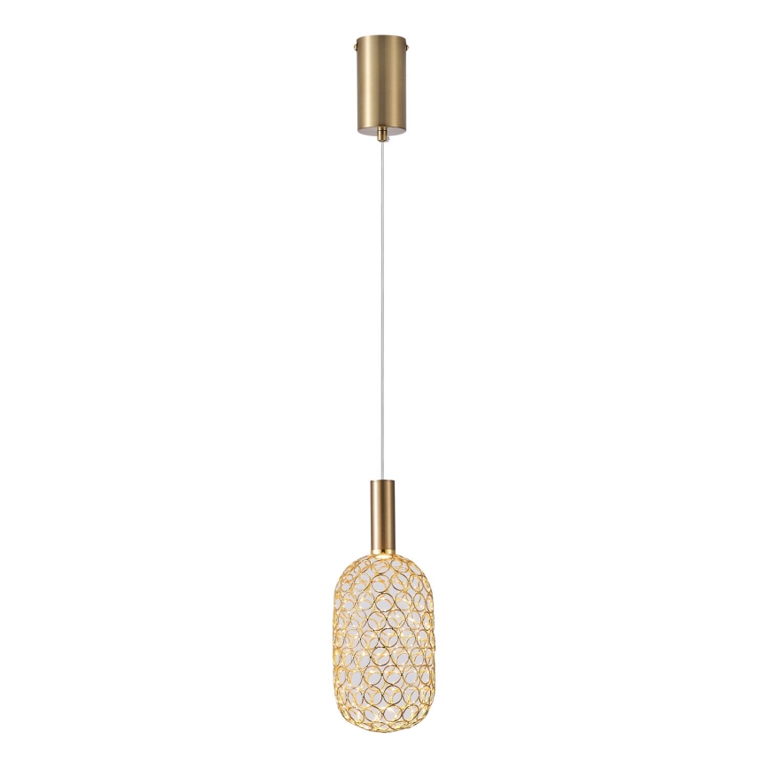 LED Пендел LED/6,3W/230V 3000K златист Ø 20 см