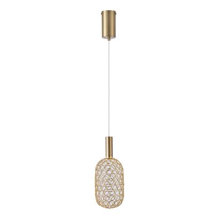 LED Пендел LED/6,3W/230V 3000K златист Ø 20 см