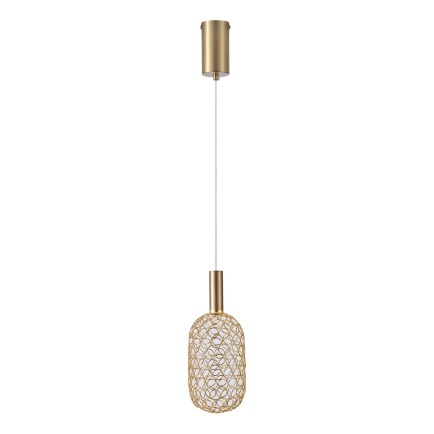 LED Пендел LED/6,3W/230V 3000K златист Ø 20 см