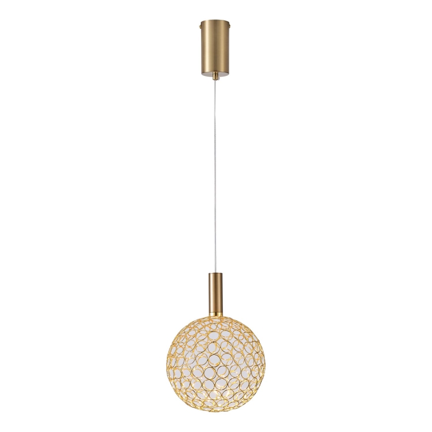LED Пендел LED/6,3W/230V 3000K златист Ø 20 см