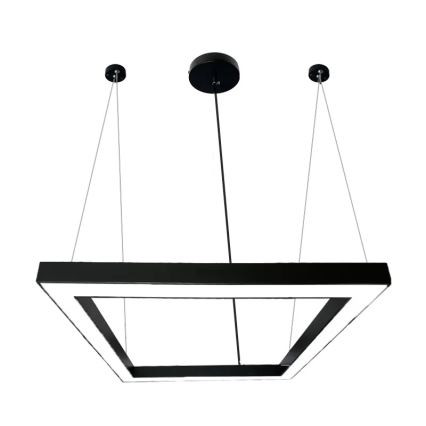 LED Пендел LED/70W/230V 4000K 100x100 см черен