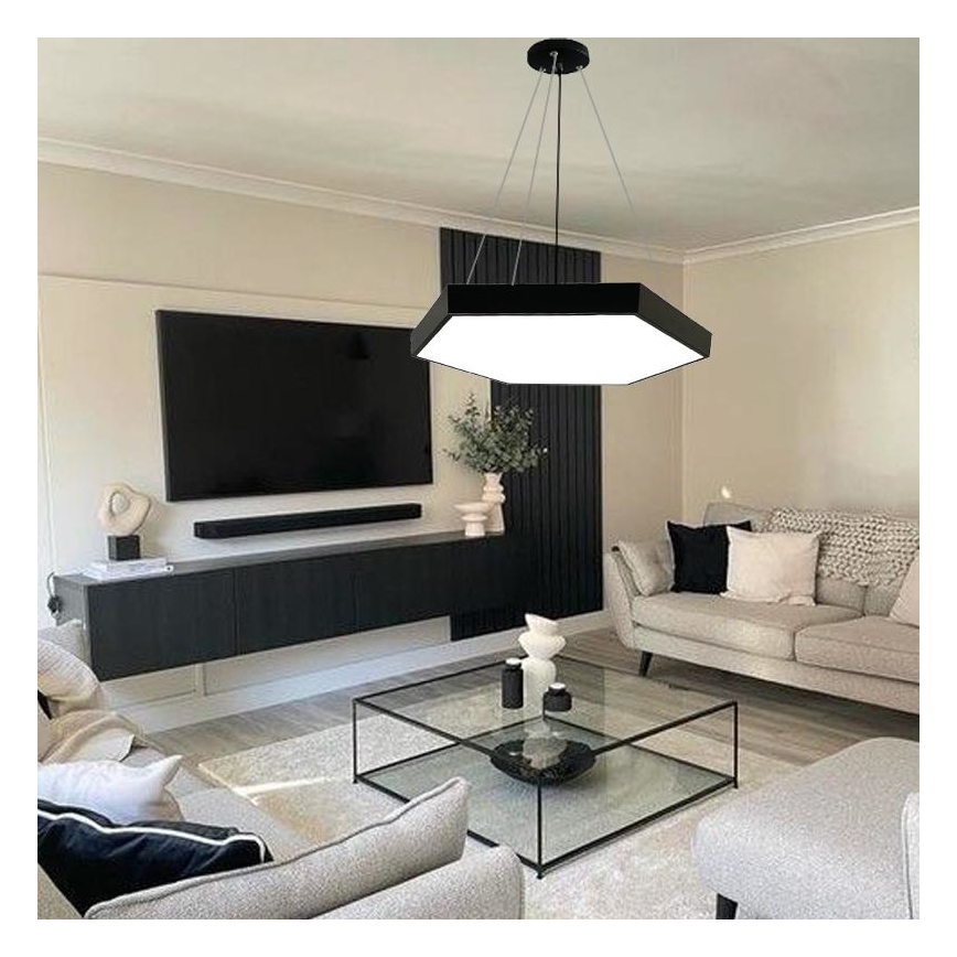 LED Пендел LED/70W/230V 4000K Ø 80 см