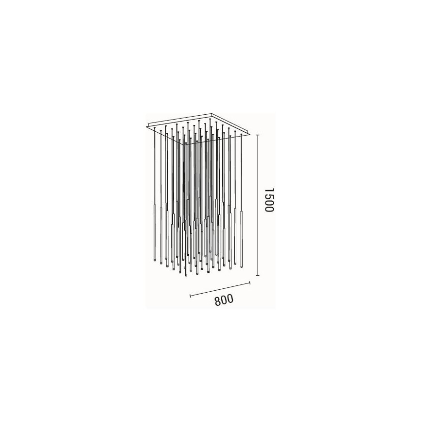 LED Пендел LED/72W/230V 3000K