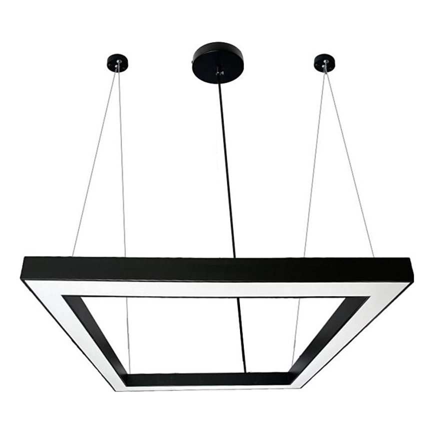 LED Пендел LED/80W/230V 4000K 120x120 см черен