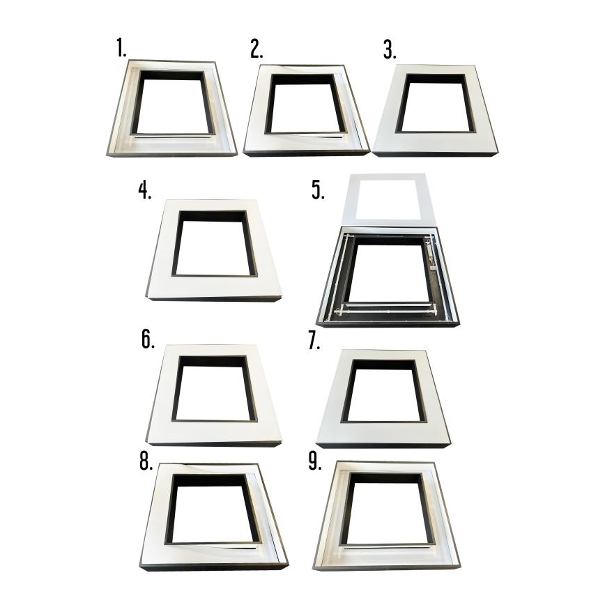 LED Пендел LED/80W/230V 4000K 120x120 см черен