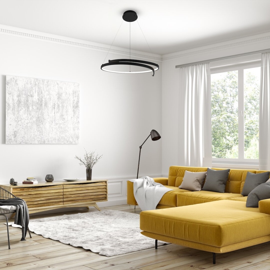 LED Пендел LORENZO LED/35W/230V черен